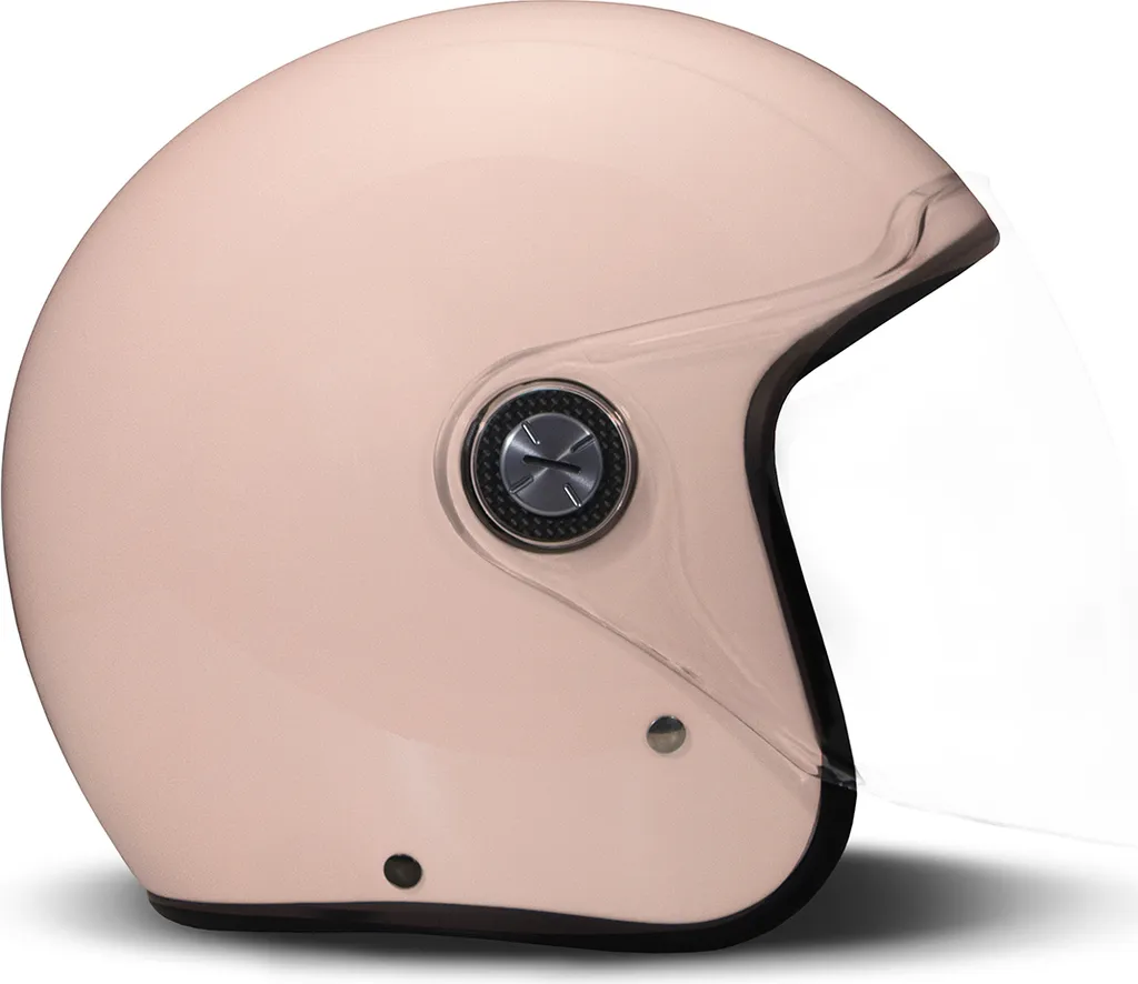 Casque moto jet DMD P1 Poudre Mat M, idéal pour scooter urbain
