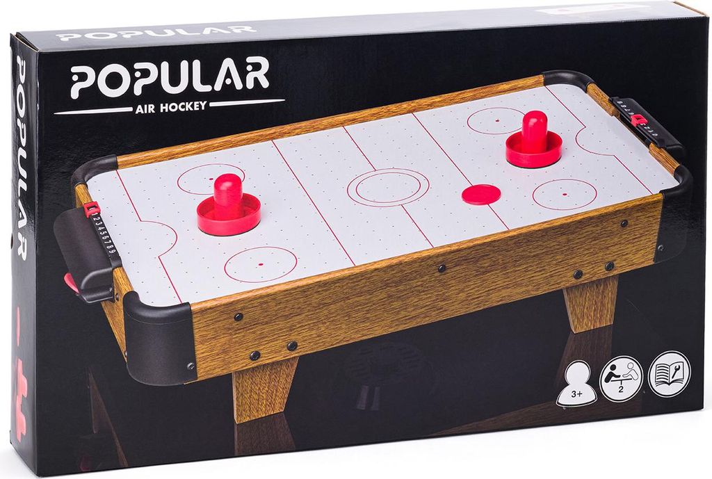 Relaxdays Airhockey Tischspiel – Kompaktes Tischairhockey Mit Gebläse – Holz-Optik – 56x31 Cm – Inklusive 2 Pucks & 2 Pushern – Perfekt Für Kids & Erwachsene Relaxdays Airhockey Tischspiel – Kompaktes Tischairhockey Mit Gebläse – Holz-Optik – 56x31 Cm – Inklusive 2 Pucks & 2 Pushern – Perfekt Für Kids & Erwachsene