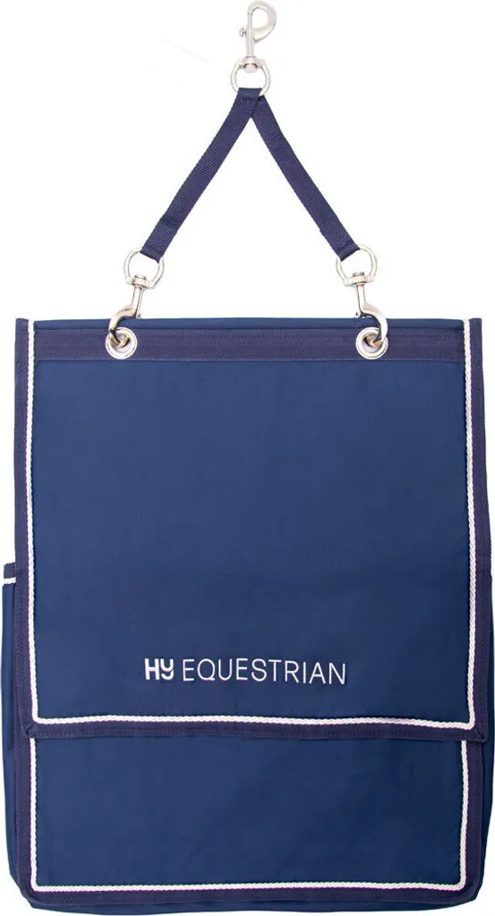 Sac de sport bicolore Hy Show BZ4715 bleu marine avec bandoulière réglable