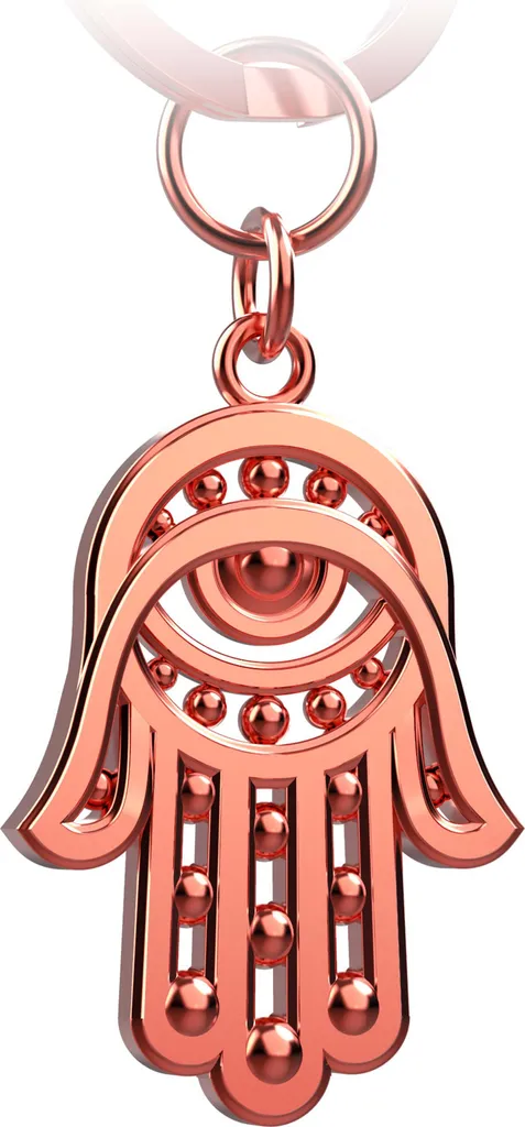 Porte-clés Main de Fatima FABACH Hamsa Pendentif Protection Mauvais Œil