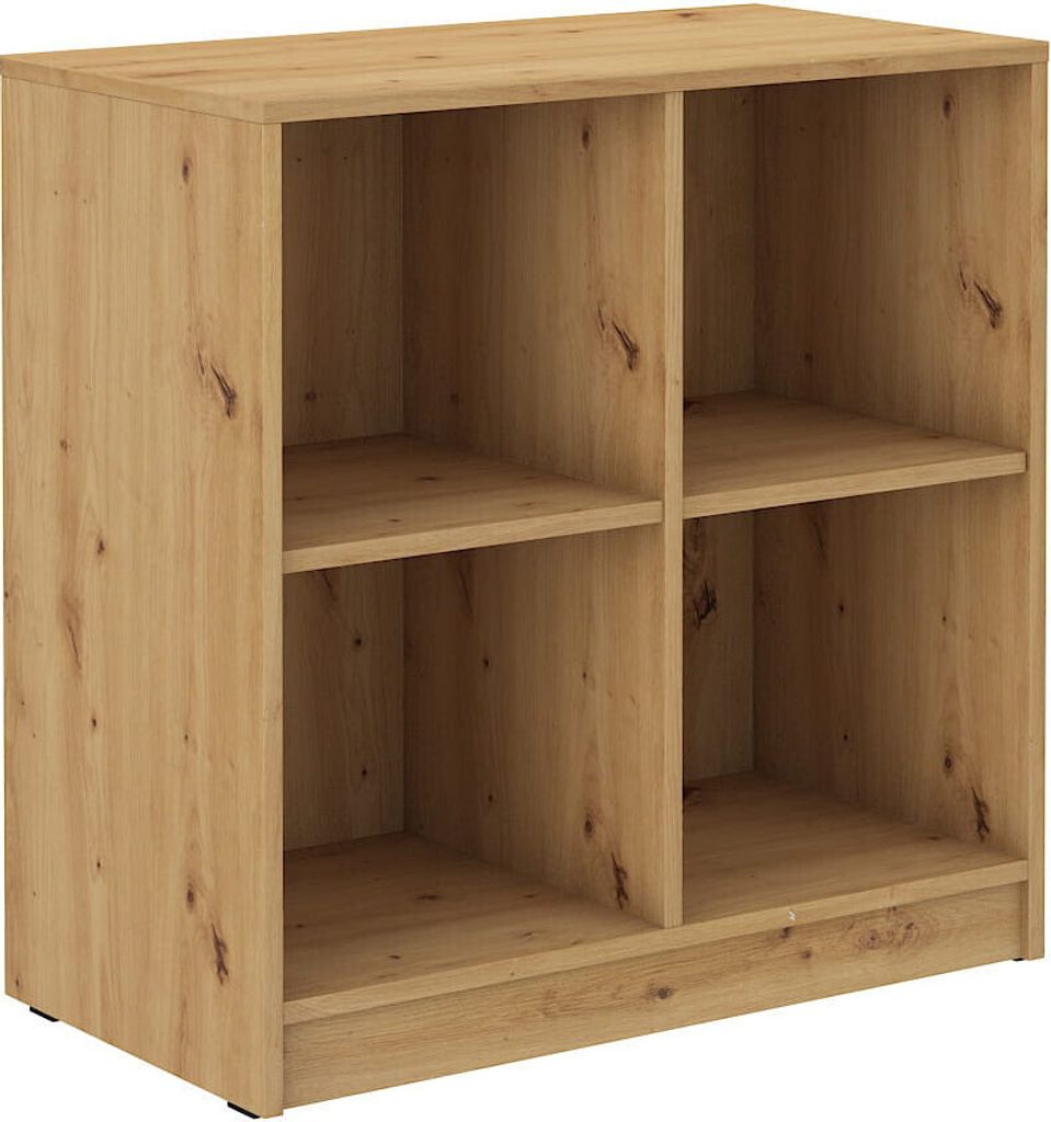 Quadratisches Regal MABAKA 1 – Eiche Artisan