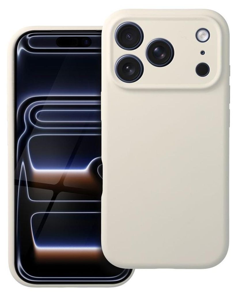 Case passend für iPhone 16e (SE4 2025) / 17e Forcell F-Protect Rubber Premium kompatibel mit MagSafe antique white