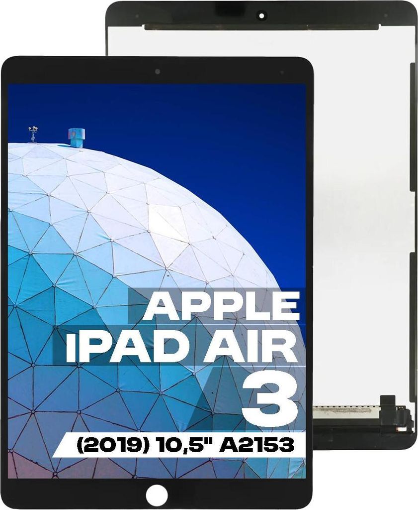 Echtes LCD Display für Apple iPad Air 3 2019 10.5 A2153 Schwarzer Rahmen