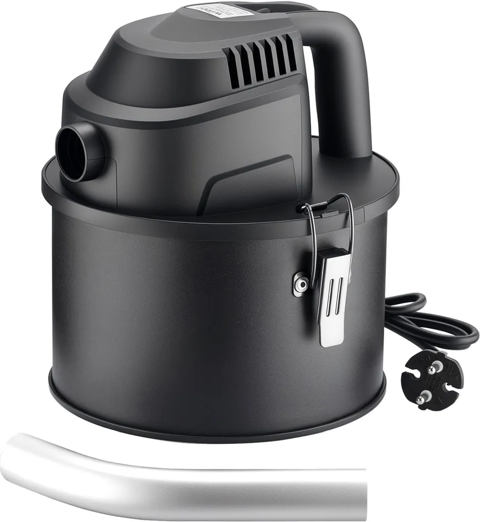 Aspiracenere 4L Wiltec 600W Filtro HEPA - Pulizia Rapida BBQ
