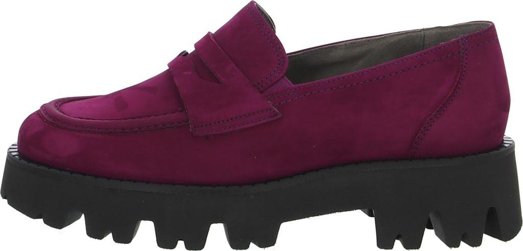 Paul Green Halbschuh - Rot Nubukleder Größe: 37.5 Normal