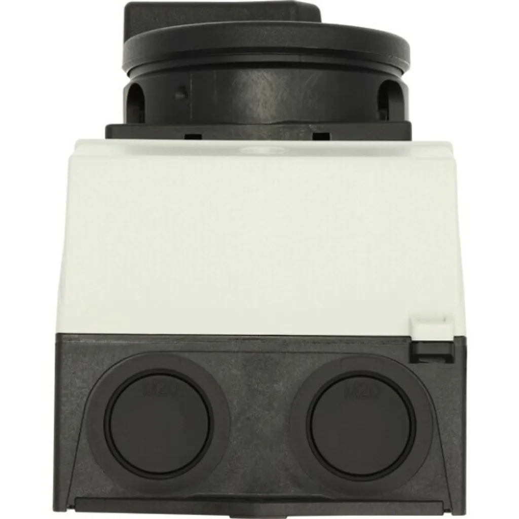 Interrupteur électrique triphasé Eaton Noir avec boîtier de protection