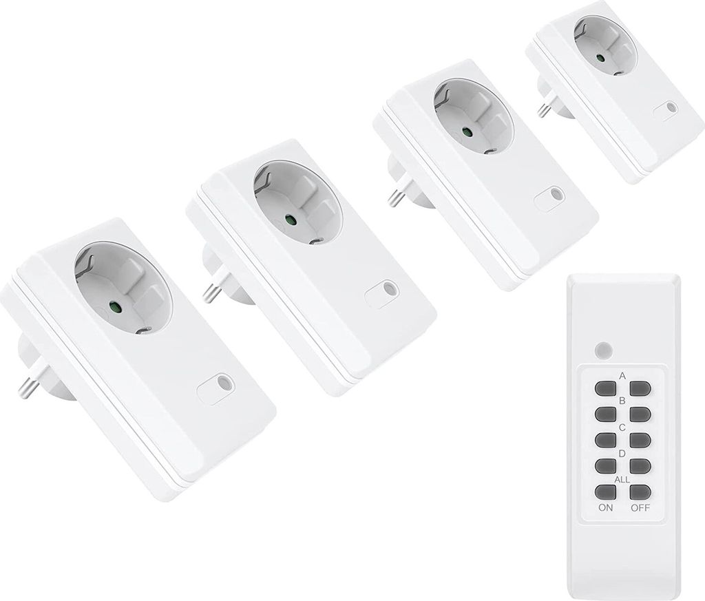 Kit de prises sans fil connecto® : 4 prises sans fil et 1 Image du produit 
