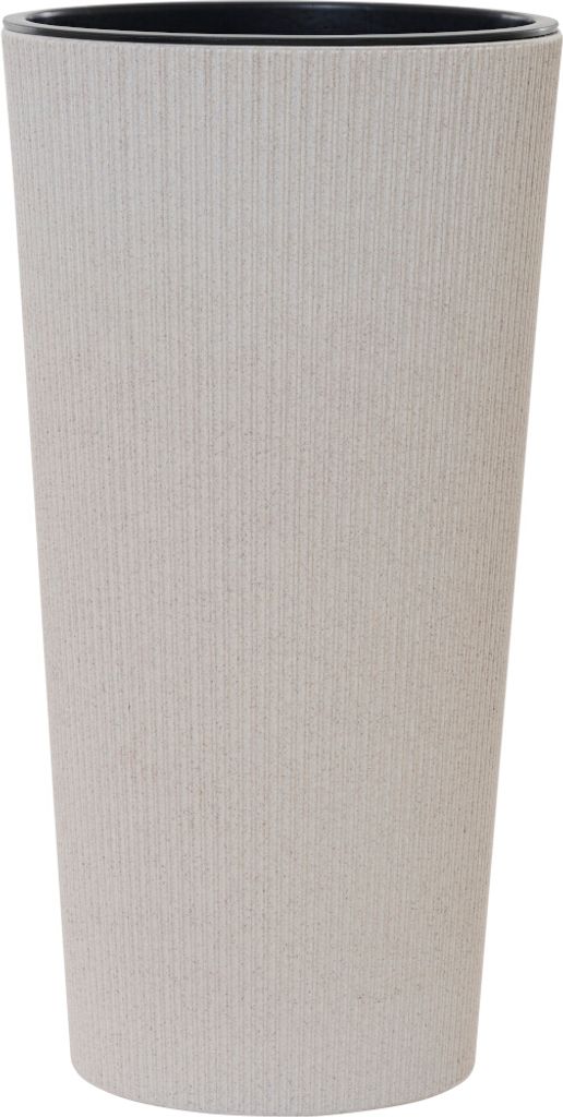 SIENA GARDEN Pflanzgefäße LOCON STRIPE creme Streifenoptik, 30 x 57 cm