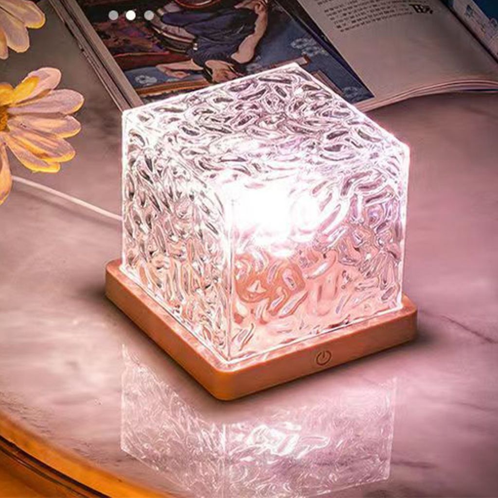 2 Stück 3D Dynamisch Rotierendes Wasserwellen Nachtlicht, Produktbild 11