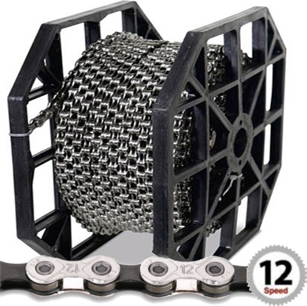 KMC Kettenrolle X12 12-fach, 50 Meter Missing Link, 1/2x11/128, silber/schwarz