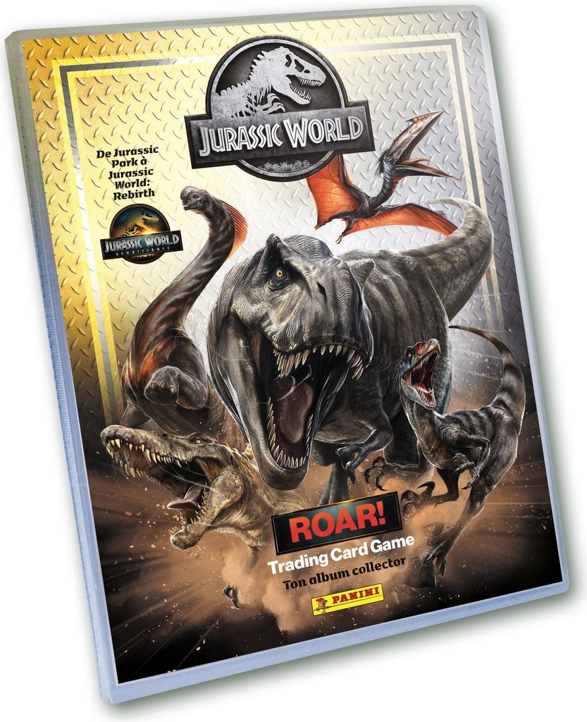 Panini Jurassic World 4 TCG Starter Album + 2 booster Obrázek produktu 