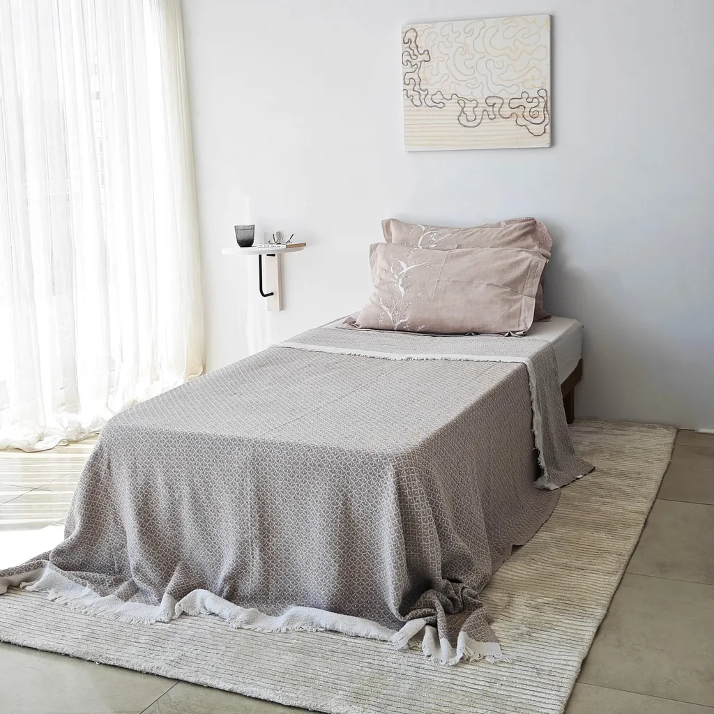 Étagère Murale Design Carrée en Bois Massif Coloris Noir et Blanc Reve