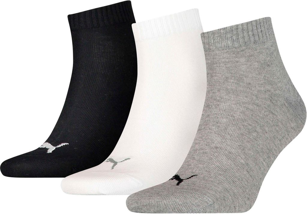 Puma QUARTER PLAIN (3 PAIA) GRIGIO 43-46 Immagine del prodotto 