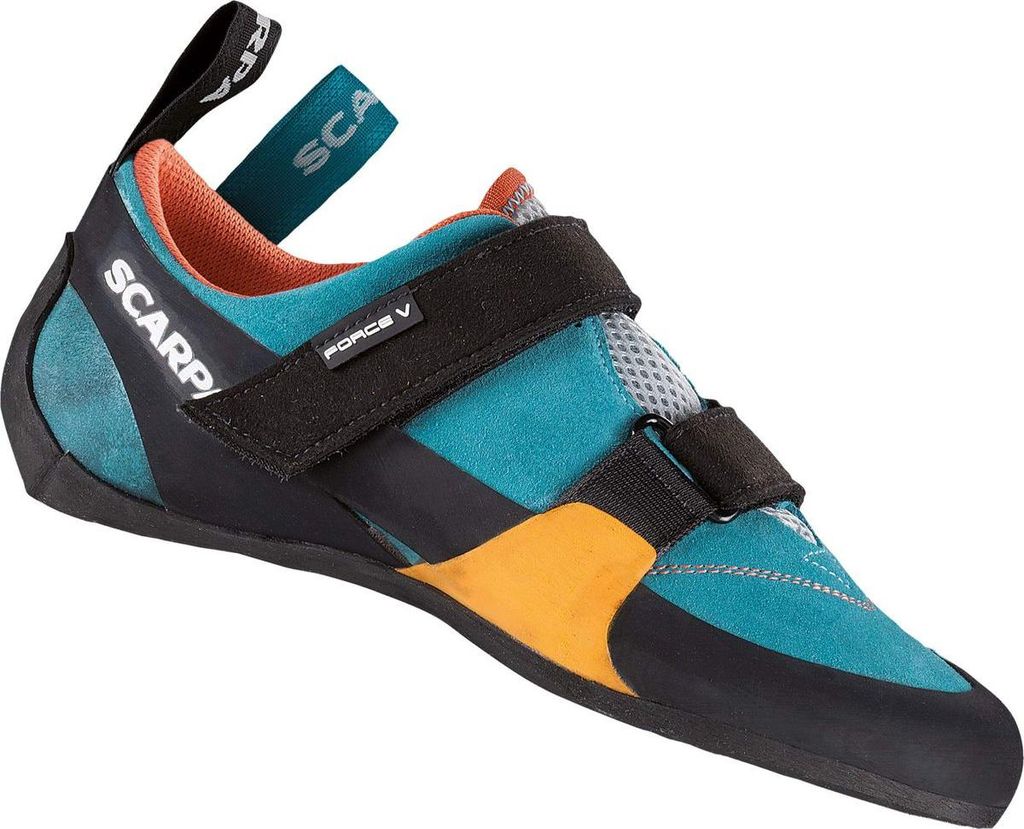 Force V (Kletterschuhe, Damen) - Scarpa,35.5 (3 UK) icefall/madarin red
