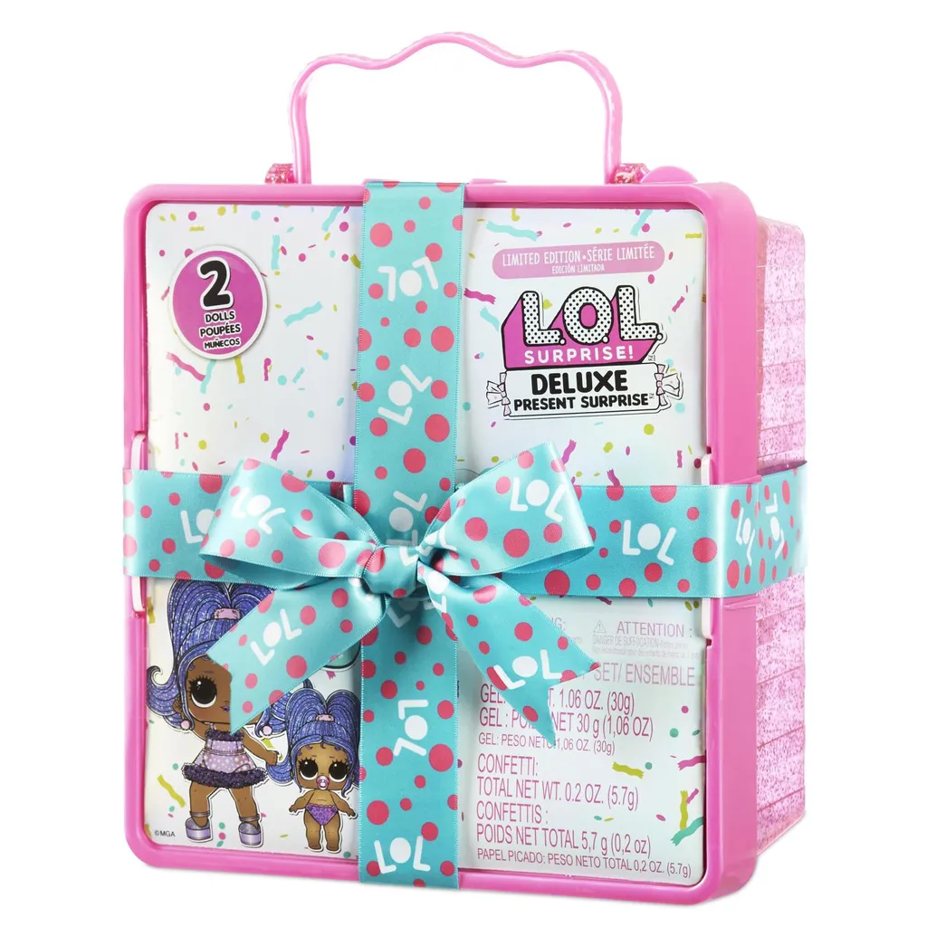 L.O.L. Surprise Deluxe Present Surprise avec Effet Effervescent - 12