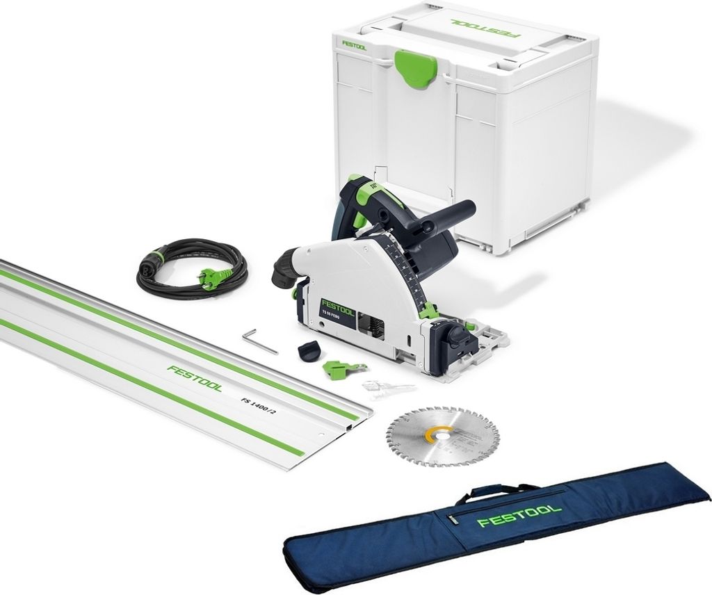 Festool Tauchsäge TS 55 FEBQ Plus FS 577010 Führungsschiene SYS3 M 337 + Tasche