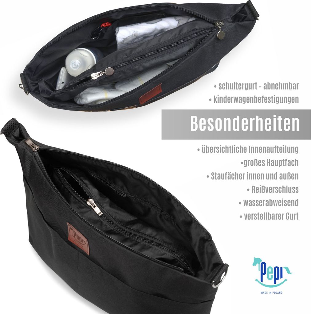 Pepi taška na kočárek Shopper - voděodolná - organizér Obrázek produktu 4