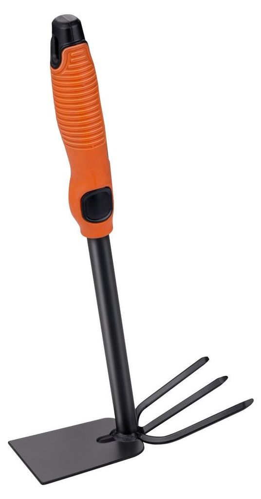 BLACK+DECKER Pioche double - 3 dents et talon - 30 cm - Image du produit 