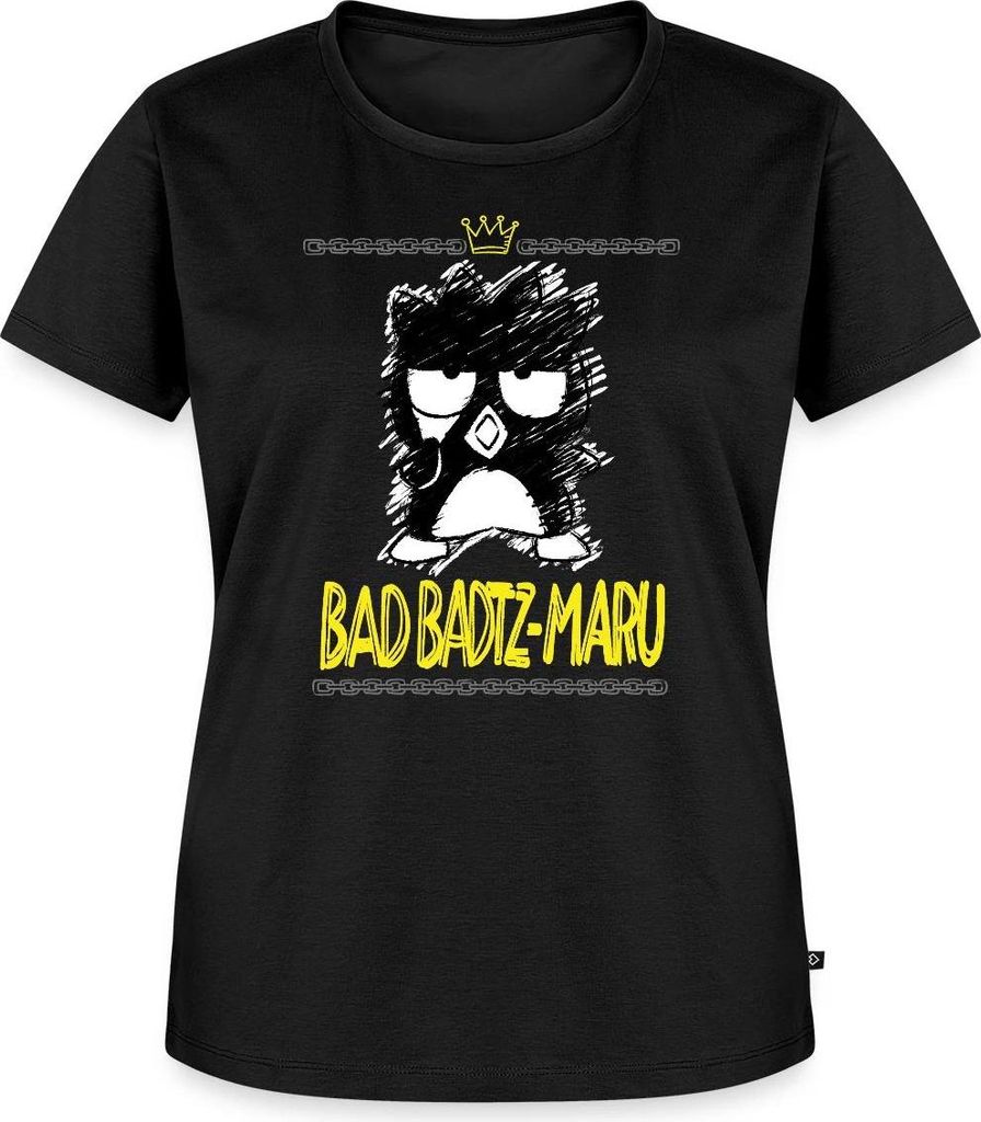 Spreadshirt Bad Badtz Maru Skizzen Stil Frauen Premium T-Shirt, M, Schwarz