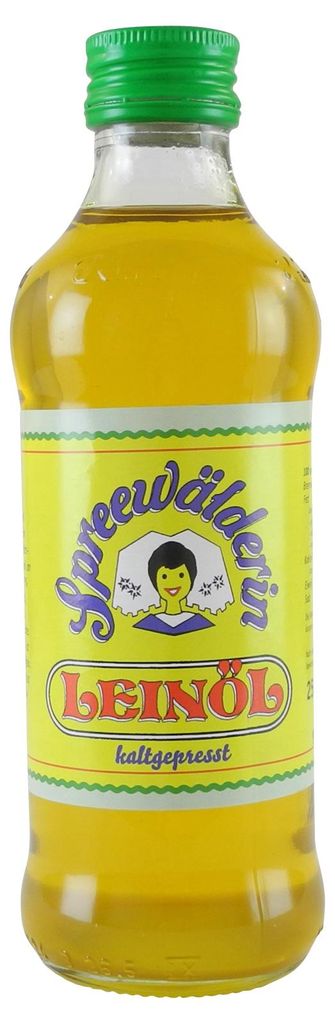 Spreewälderin Leinöl, kaltgepresst von Kunella Feinkost Produktbild 