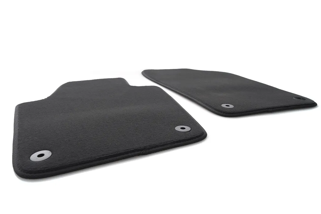 Tappetino Seat Ibiza 6J 6P FR Cupra Tappetini auto in velluto di qualità originale 2 pezzi anteriori neri