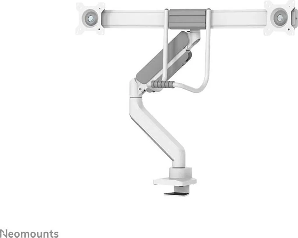 Libérez de l'espace avec le Support 2 Écrans Neomounts TIS Blanc 17-32" - 3