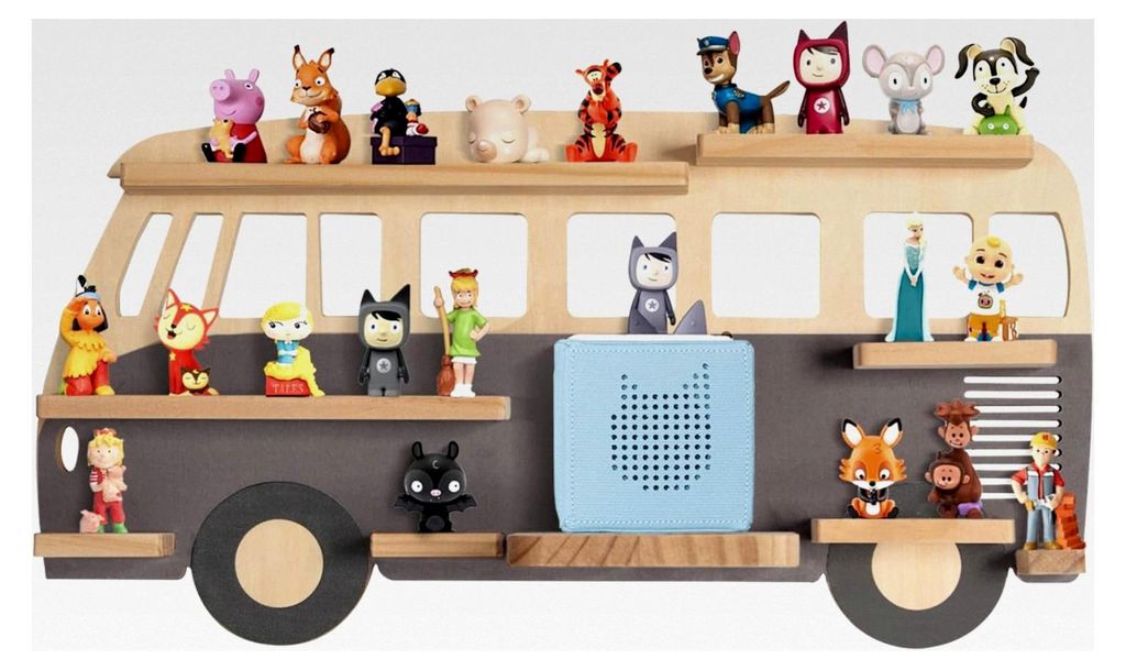 passend für passend für Tonie-Regal für Toniebox Hörfiguren, Magnetische Aufbewahrung für 20-25 Tonie, Praktische Tonie Aufbewahrung im Kinder...