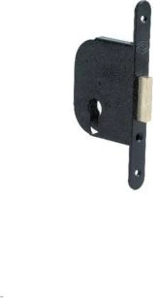 Serrure à encastrer petit coffre Noir JPM Axe 50 mm pour cylindre type I