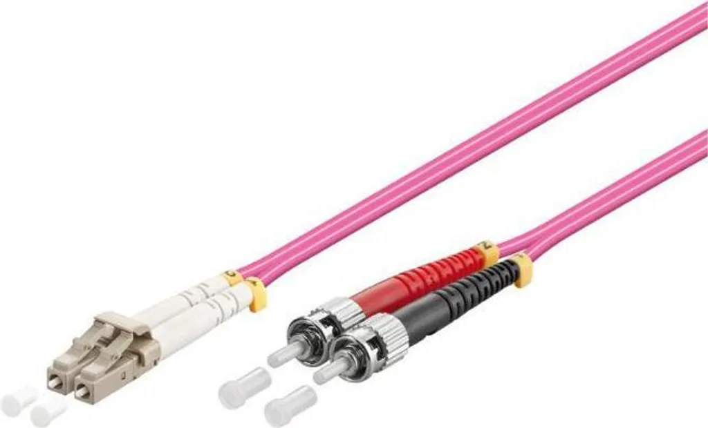 Cavo Patch Fibra OM4 LC/ST 10m | 100Gbps Multimode 50/125 Duplex