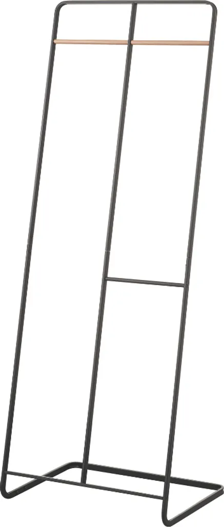 Yamazaki Home Portemanteau en Métal Noir - Penderie Mobile 61x163cm