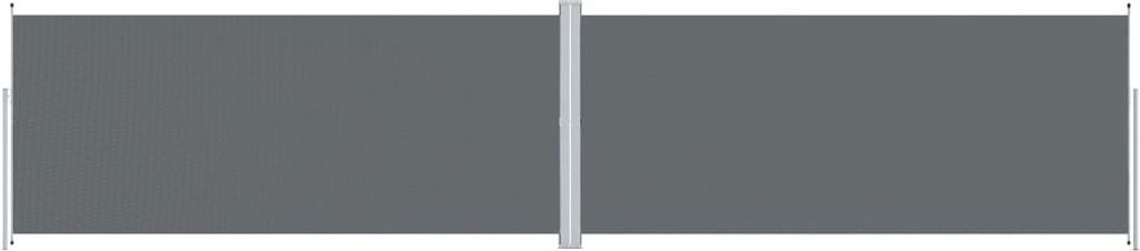 Seitenmarkise Ausziehbar Anthrazit 220x1000 cm