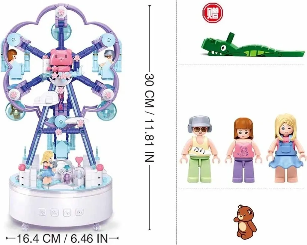 Jeu de Construction Carrousel Sluban - Alternative Durable et Abordable