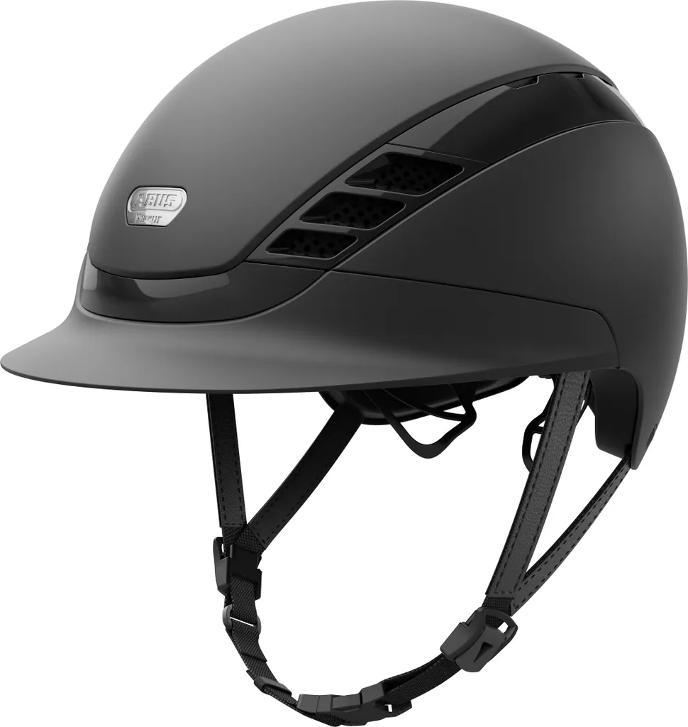 Casque d'équitation ABUS PIKEUR AirLuxe PURE Noir L Anti-Chaleur
