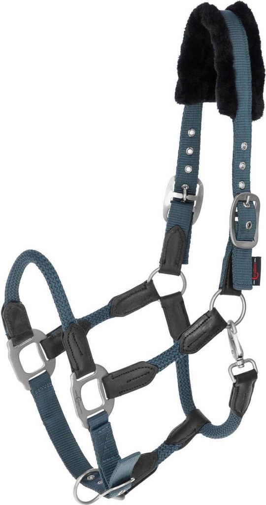 Covalliero Halfter Cordano Nylonhalfter Smoked Blue Full