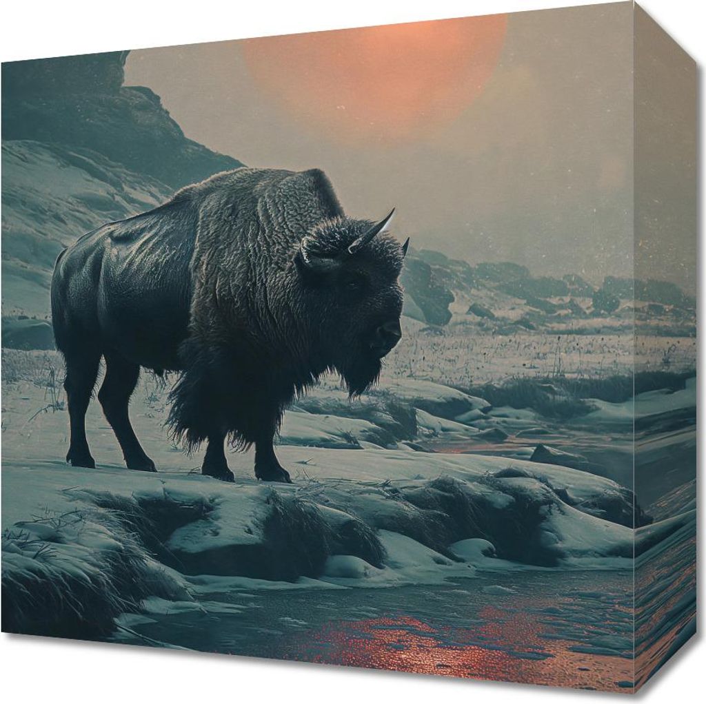 Bild 30x30cm Zubrowy Monolith