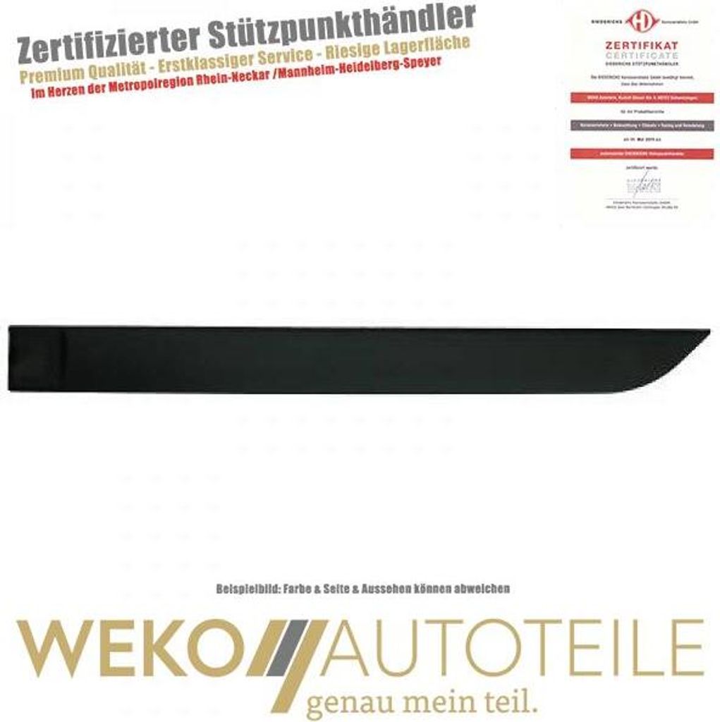 Zier Schutzleiste Tür hinten links DIEDERICHS 1415323 für FORD
