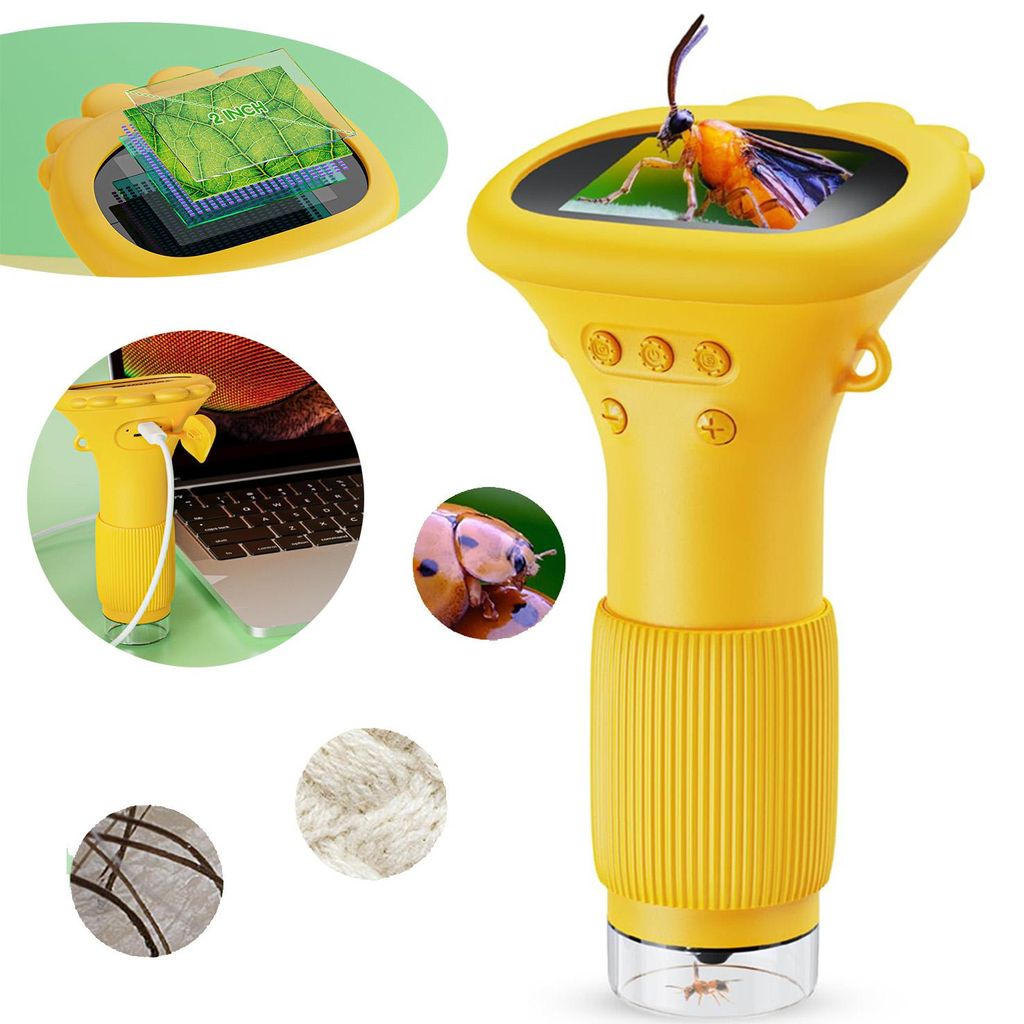 Mikroskop, Digitales Taschenmikroskop, 8 LED Lights Handy Produktbild 