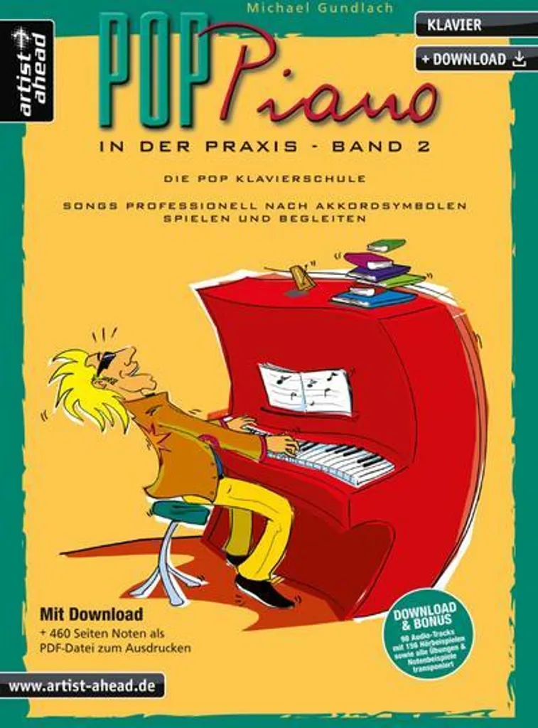 Pop Piano in der Praxis 2 manuel avec exercices audio à télécharger