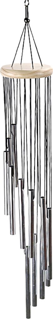 Windspiel, exquisiter auffälliger, knackiger Klang, dekorativ, 12 Aluminiumröhren, hängendes Ornament, Heimdekoration