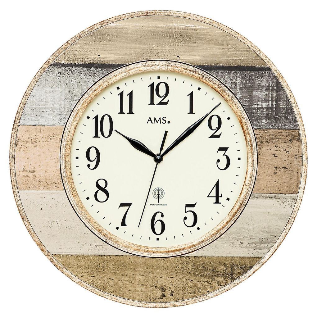 AMS Funk-Wanduhr, Funkwerk , D35x4cm, 5975 Produktbild 