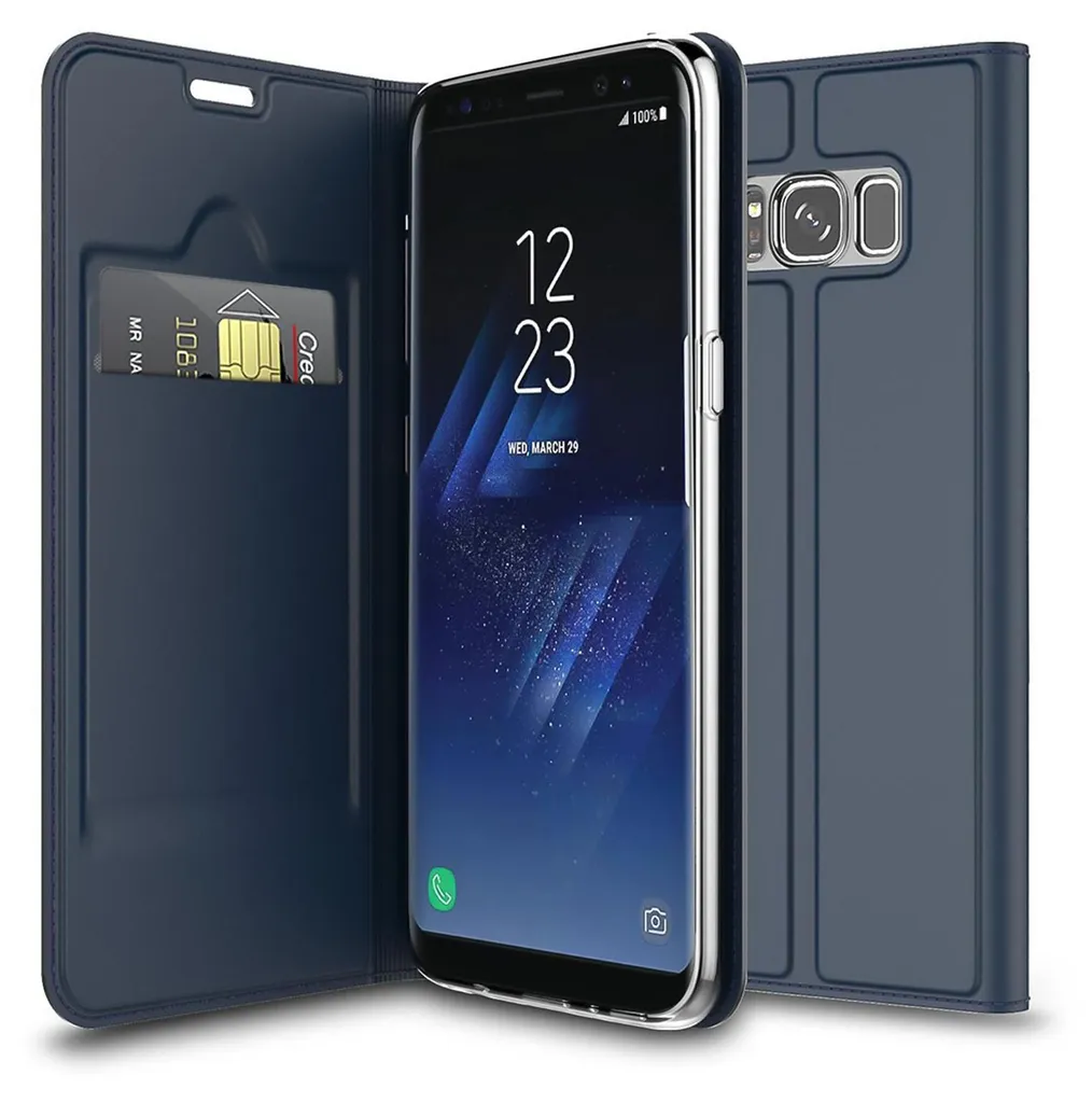 Custodia a Libro Samsung S8 Plus: Portafoglio e Protezione Viaggio