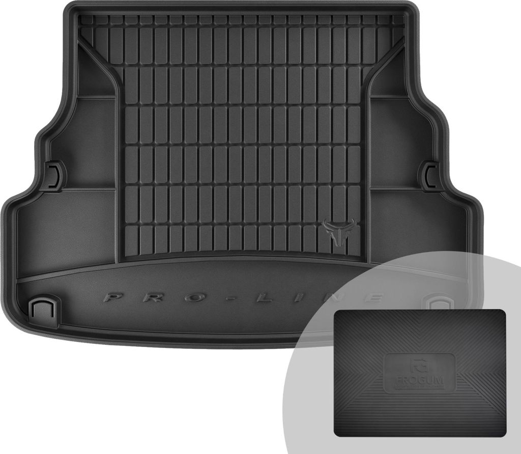 FROGUM ProLine 3D Gummimatte Exklusive Auto Kofferraummatte Kofferraumwanne für Kia Rio III 2011-2017