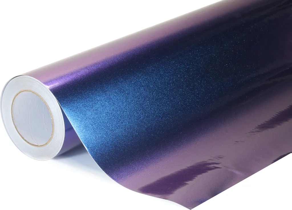 Film Chameleon Lilas Bleu 152x200cm pour Covering Auto et Déco Design