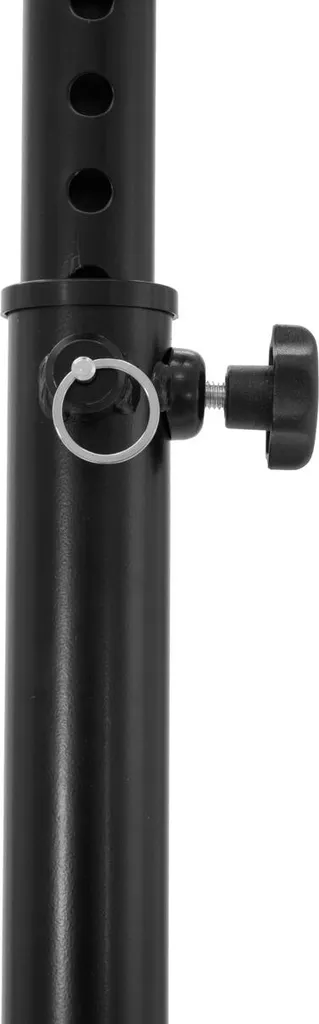 Pied d'écran Omnitronic EUMO-2 en acier avec hauteur ajustable stable - 4