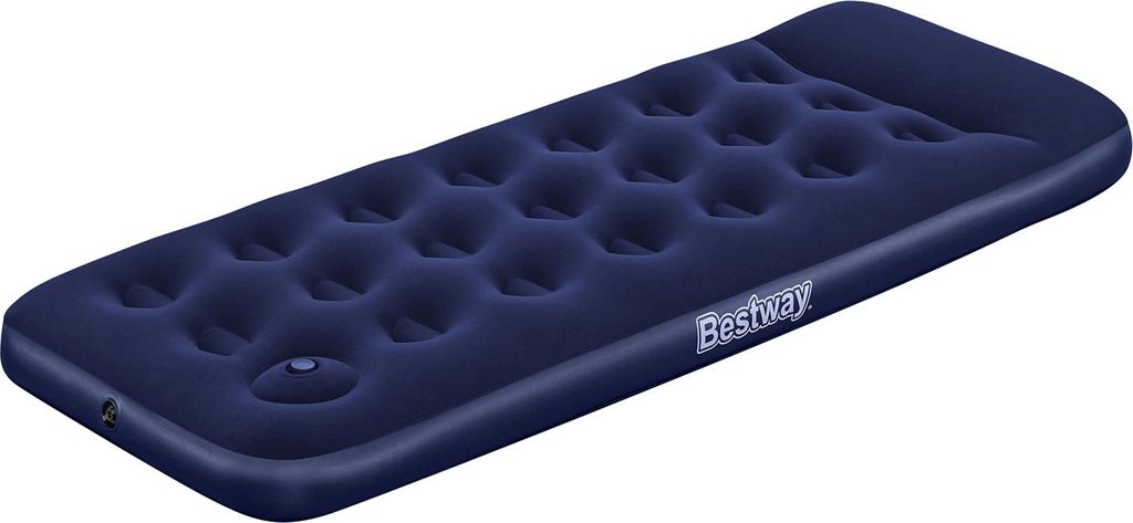Bestway Single-Luftbett mit integrierter Fußpumpe 185 x 76 x 28 cm