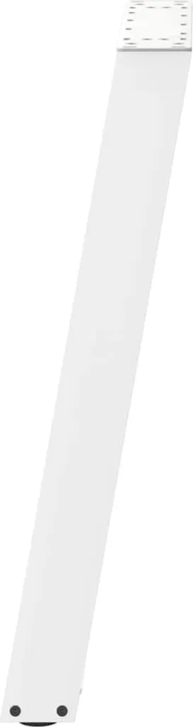 Gambe Tavolo Consolle a U in Acciaio Bianco 2 pz - 38x73 cm Offerta - 6