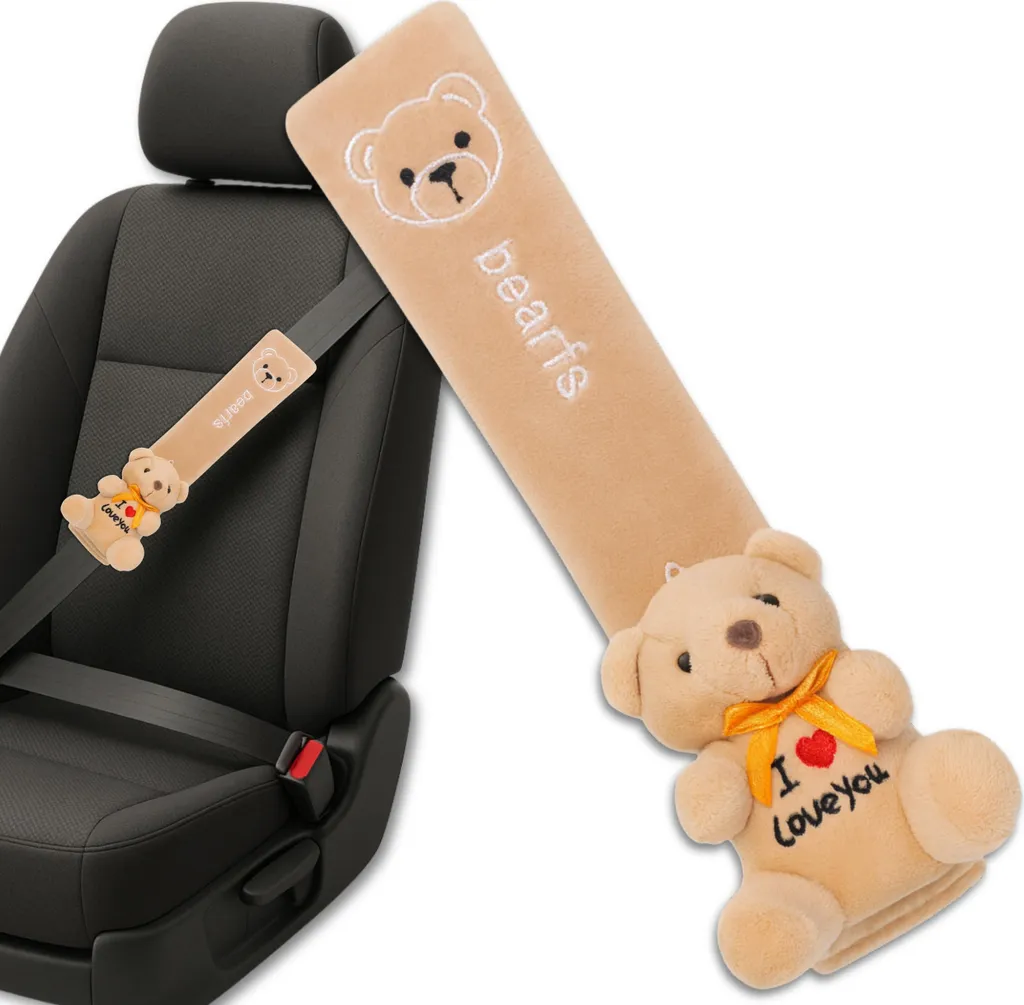EDIBAZZAR Accessori Auto: Imbottitura Cintura per Comfort di Guida