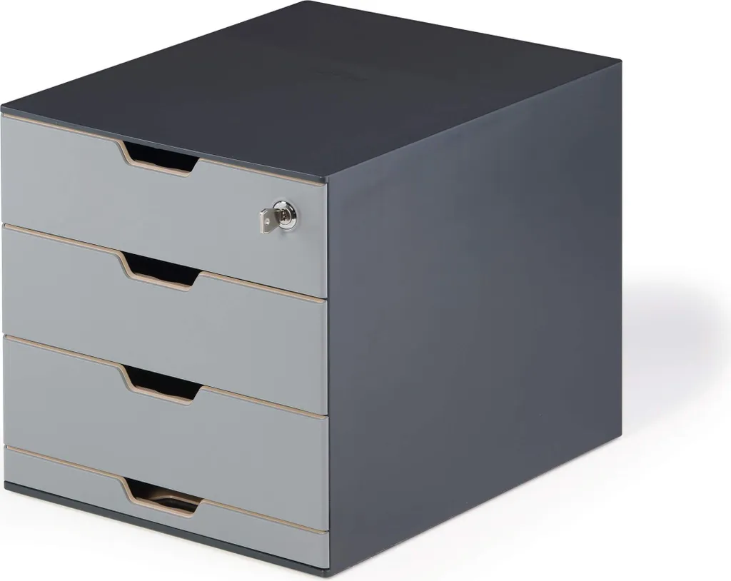 Station café organisée pour bureau : DURABLE COFFEE POINT BOX Gris Pro