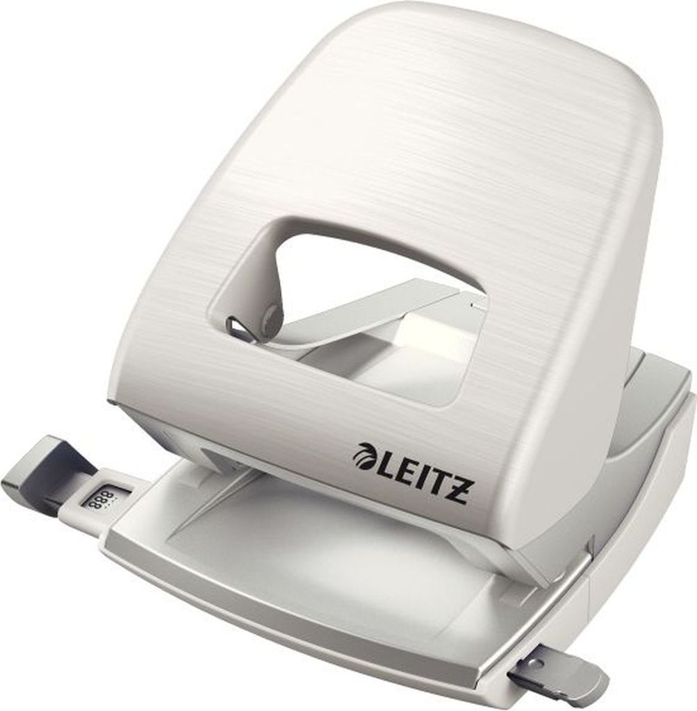 Bürolocher Nexxt Style Metall 30 Blatt arktik weiß Packung mit 30 Stück