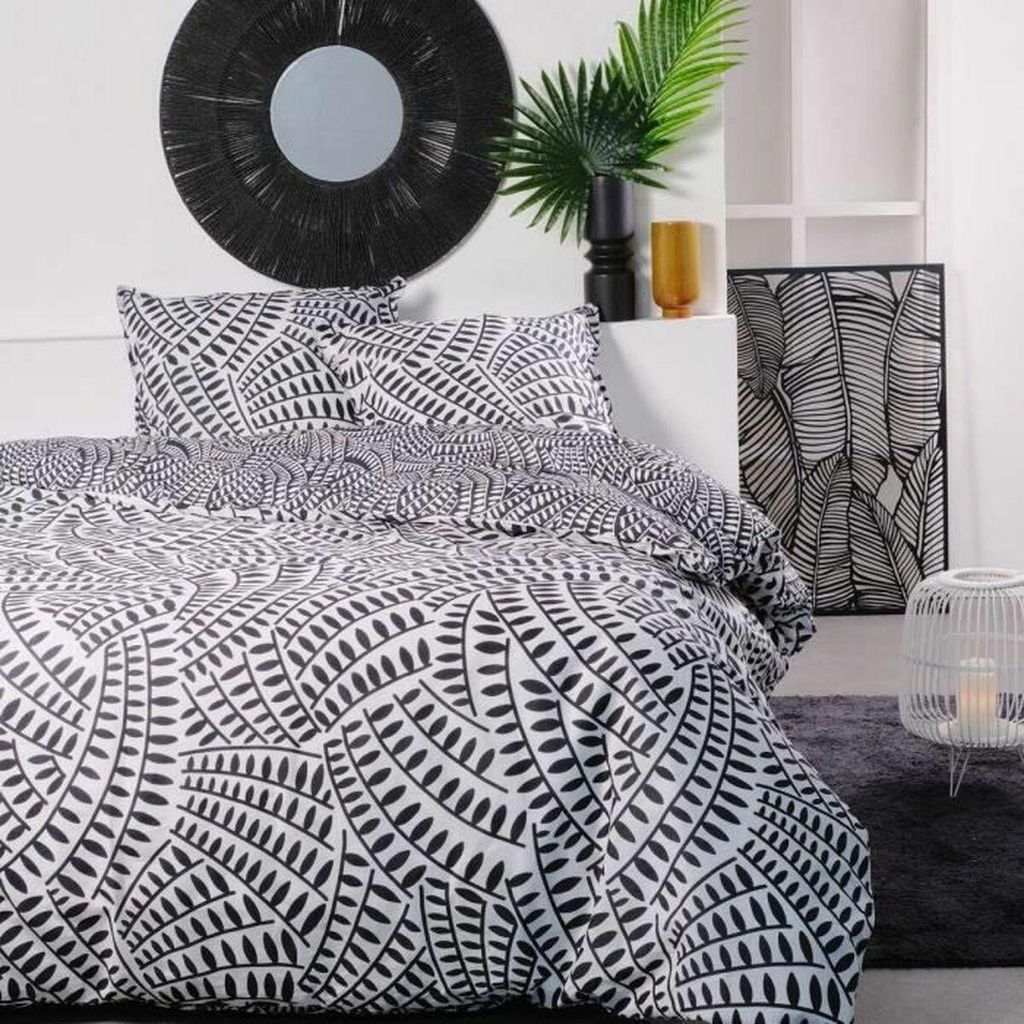 Doppelbett-Set -TODAY - 260x240 cm - 100 % Baumwolle - Schwarz und Weiß